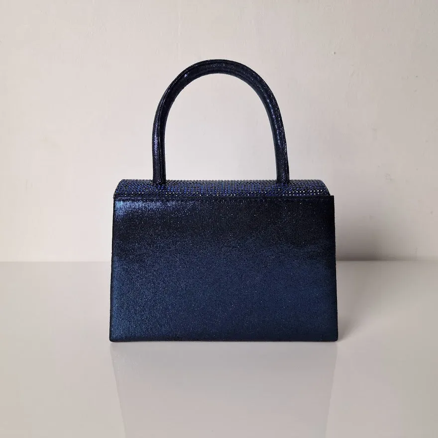 Sparkly Navy Blue Diamante Mini Grab Bag