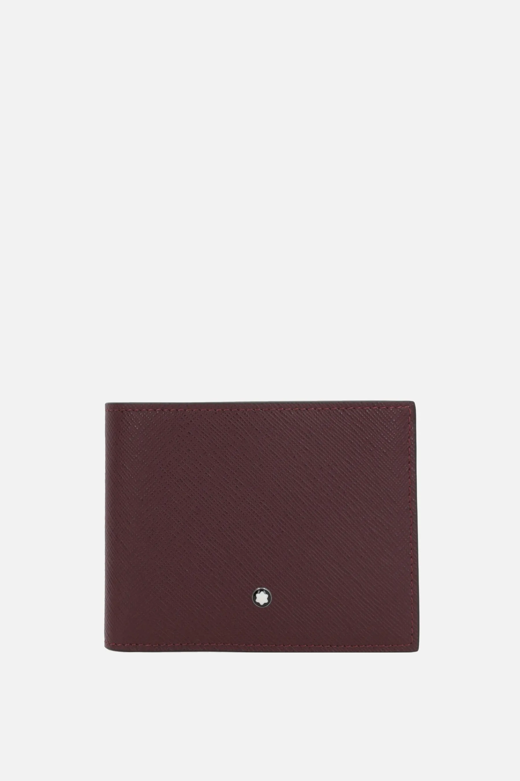 Textured Pattern Leather Billfold Wallet