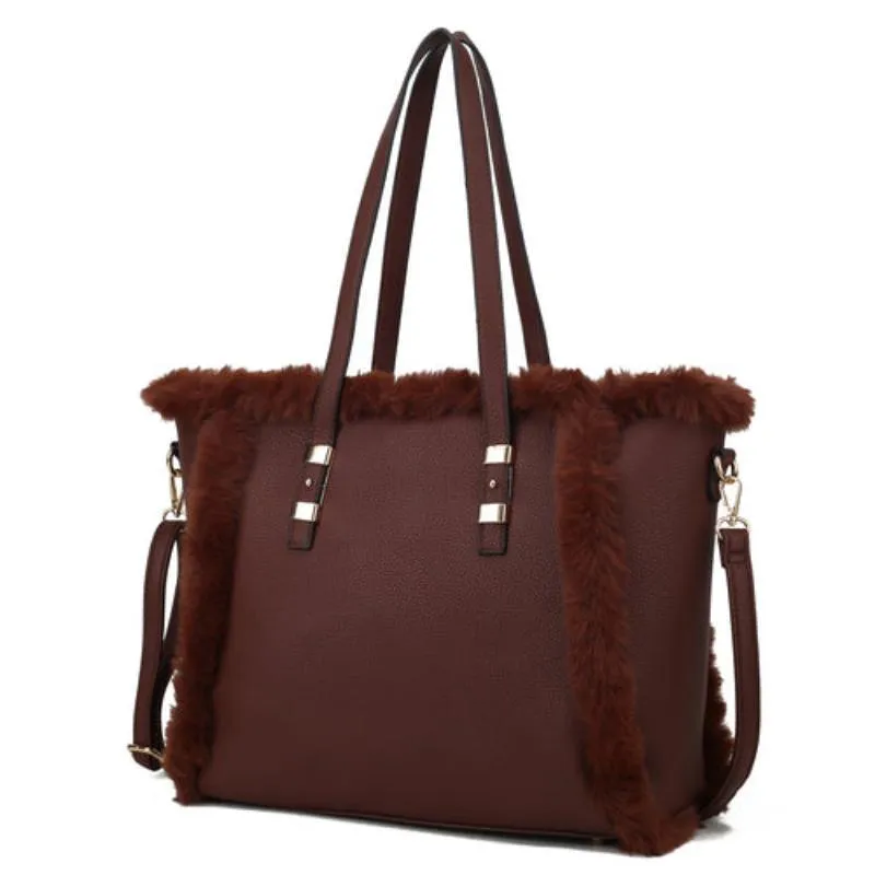 Tote Handbag Vegan Leather Women