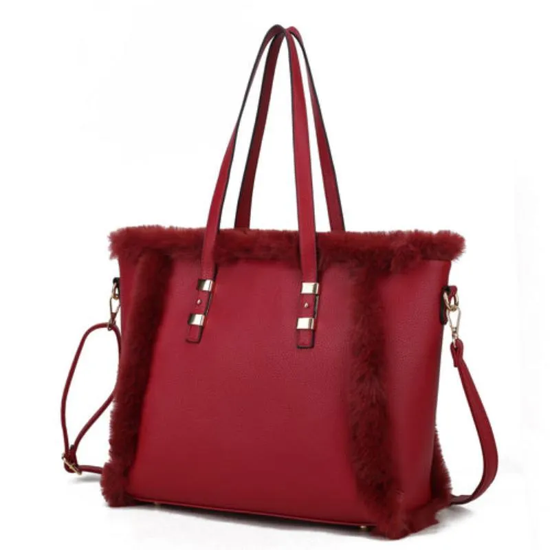 Tote Handbag Vegan Leather Women