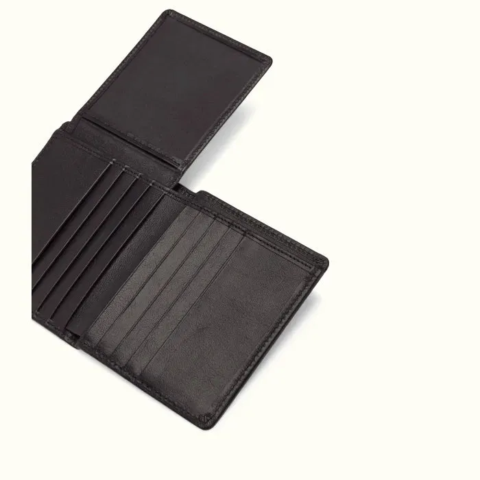 Tri-Fold Wallet - Kangaroo - Black