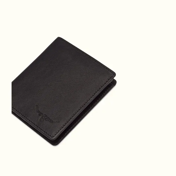 Tri-Fold Wallet - Kangaroo - Black