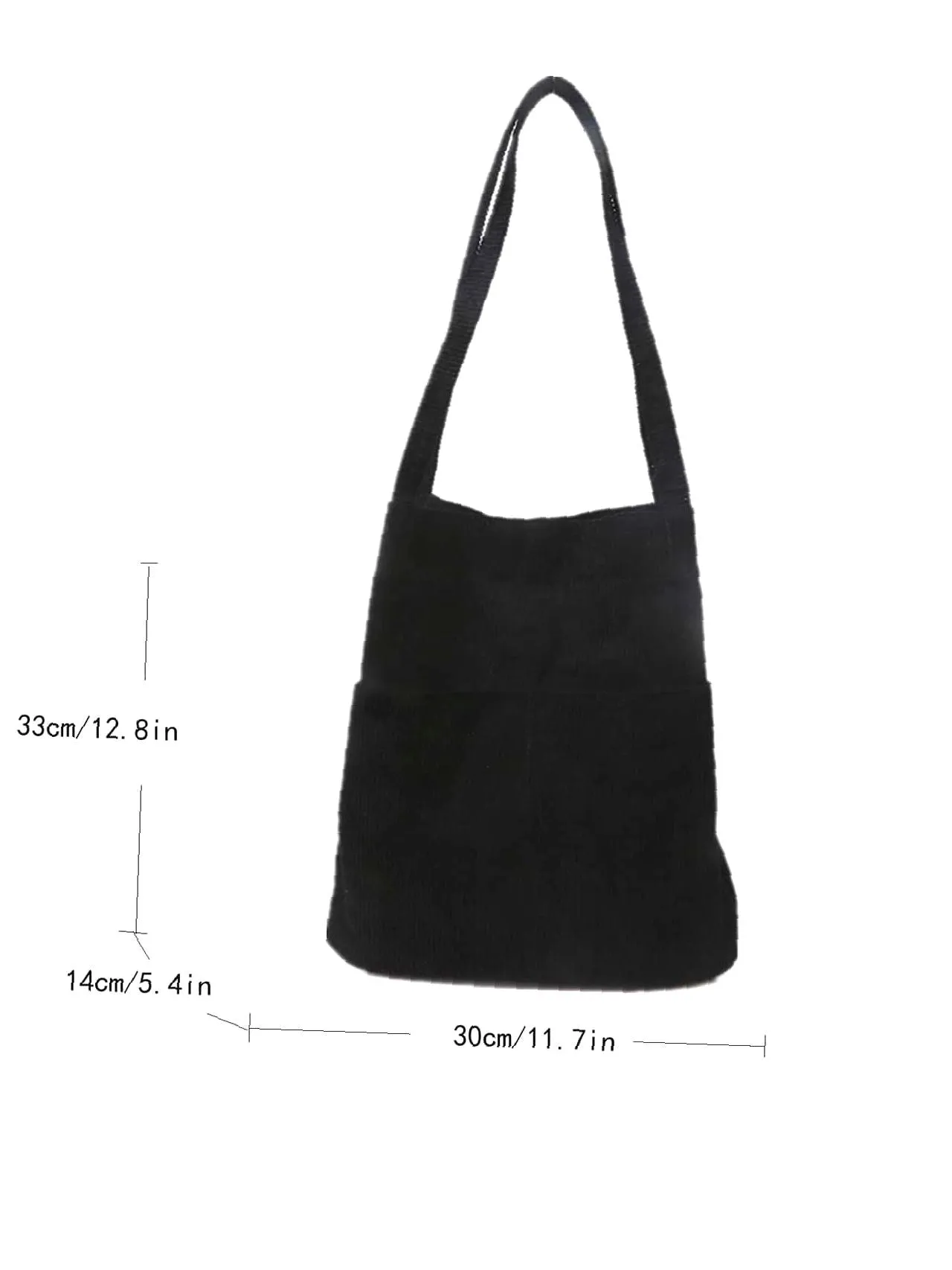 Vvsha Minimalist Corduroy Tote Bag   Women Tote Bags