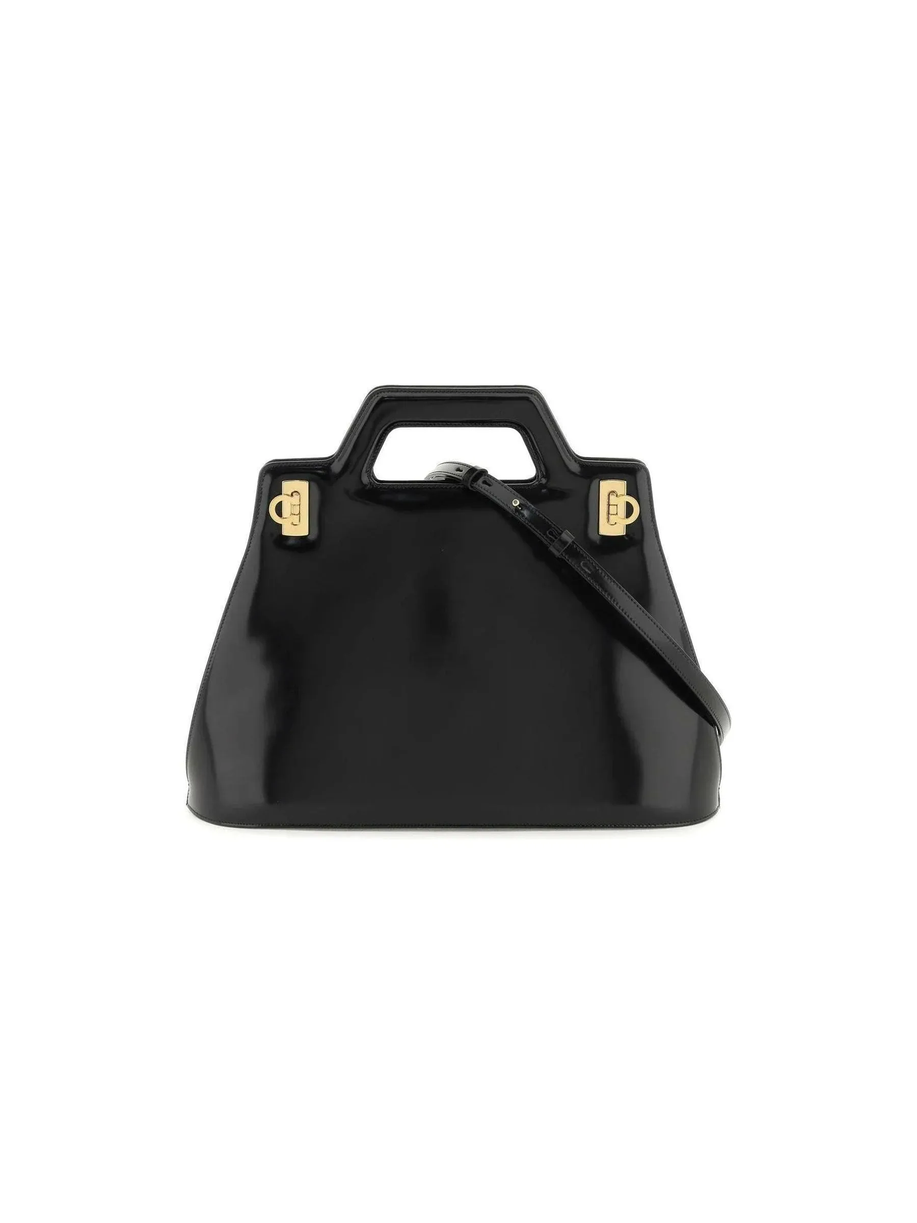 Wanda Top Handle Leather Handbag