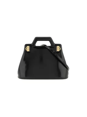 Wanda Top Handle Leather Handbag