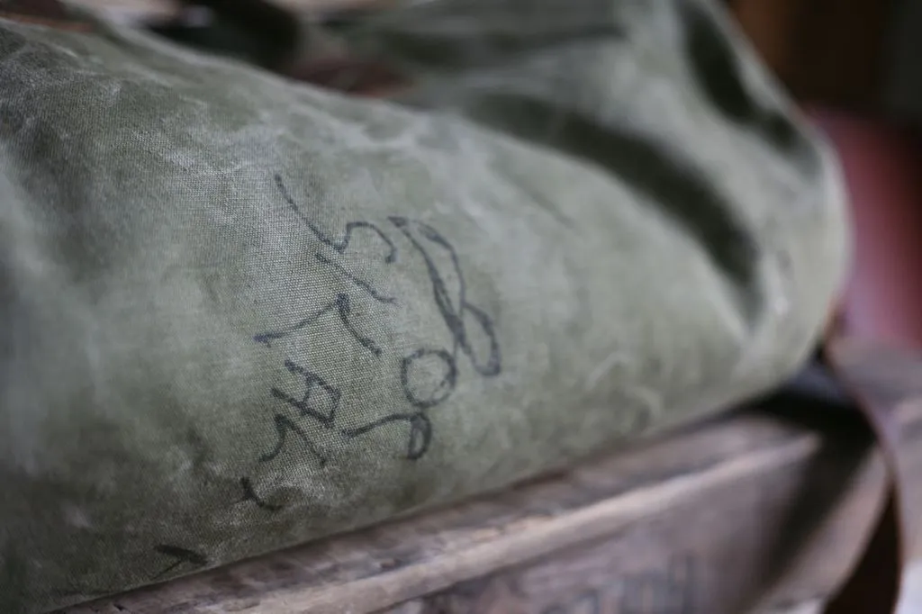 WWII era Canvas Duffel Bag - SOLD