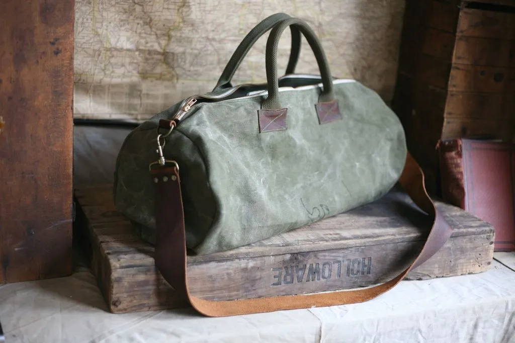 WWII era Canvas Duffel Bag - SOLD